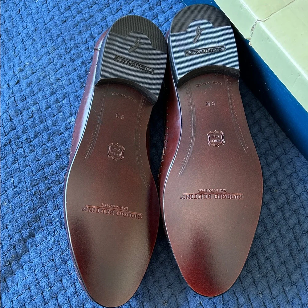 Giorgio Brutini Men's brown loafers - Picture 5 of 8